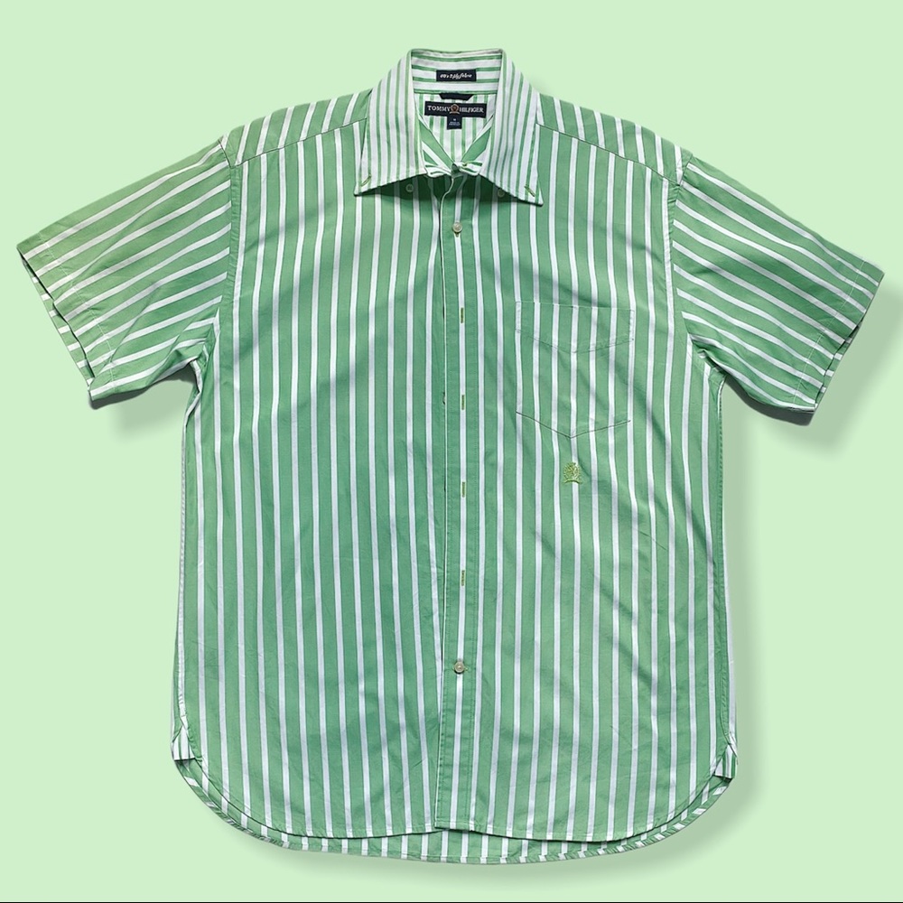 Tommy Hilfiger Vintage 80’s 2 Ply Green Shirt